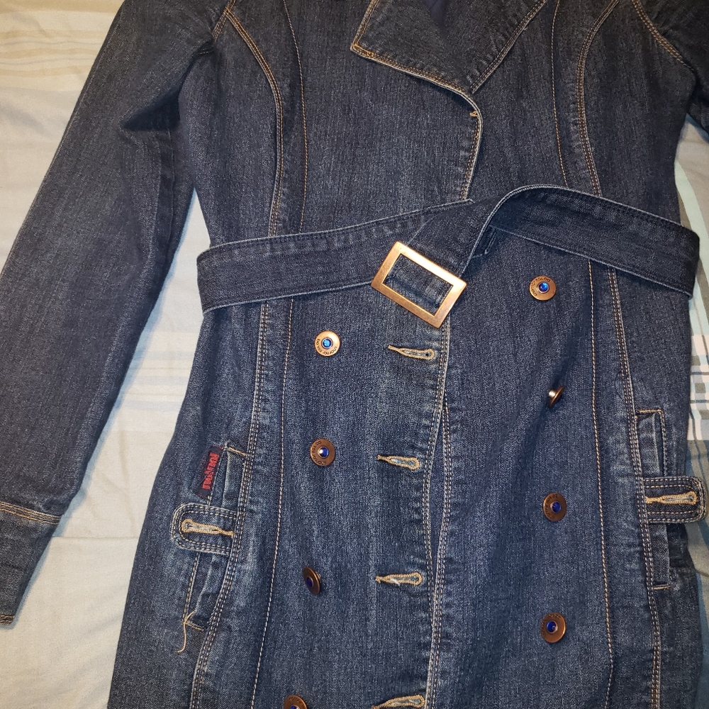 JouJou Premium Denim Coat Size Small